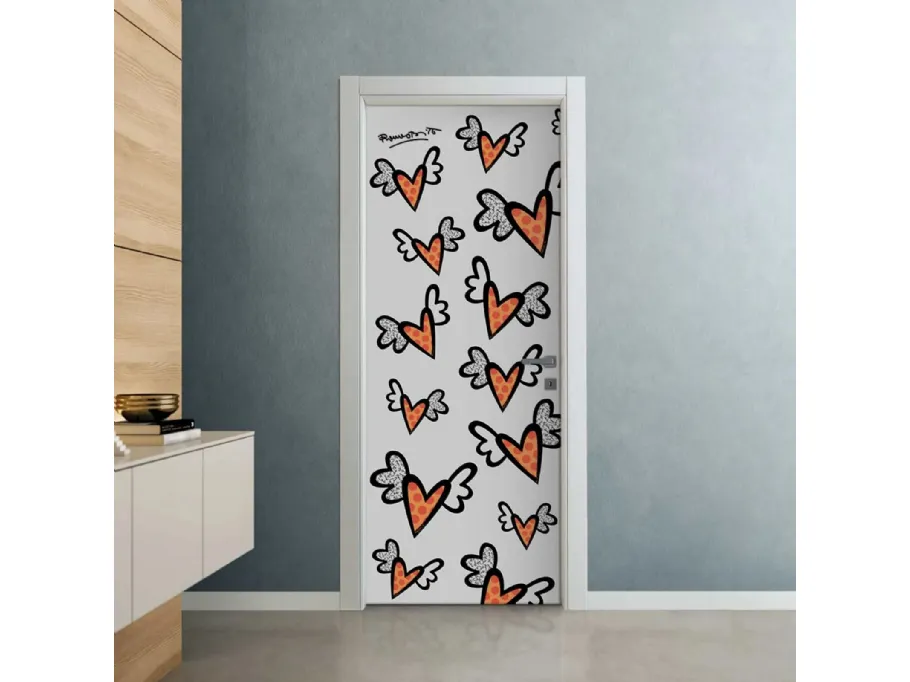 Porta per interni Britto Flying Hearts di Bertolotto