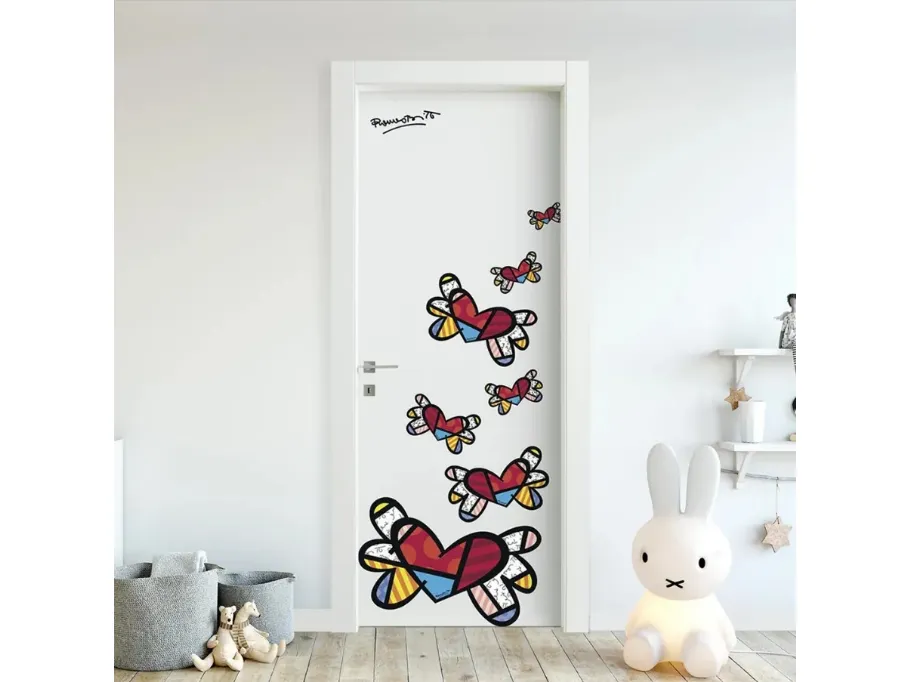 Porta per interni Britto Hearts With Wings di Bertolotto