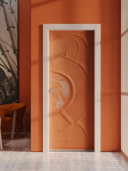 Porta per interni in sabbia colorata Casa Zen Kara di Bertolotto