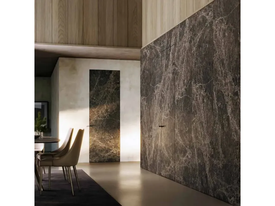 Porta per interni in ceramica Fusion Este Emperador Extra di Bertolotto